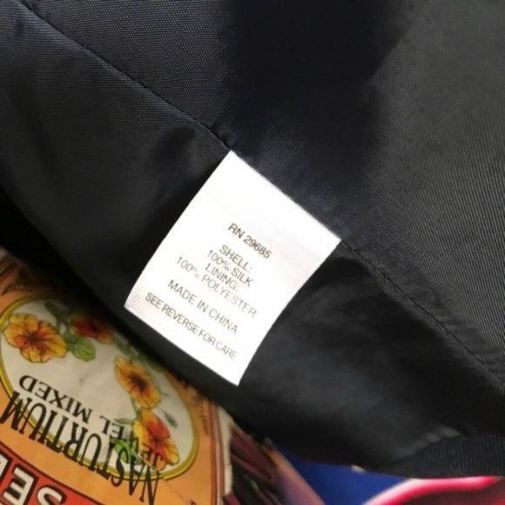 Pendleton Silk Patterned Weave Blazer Ricrac - image 7